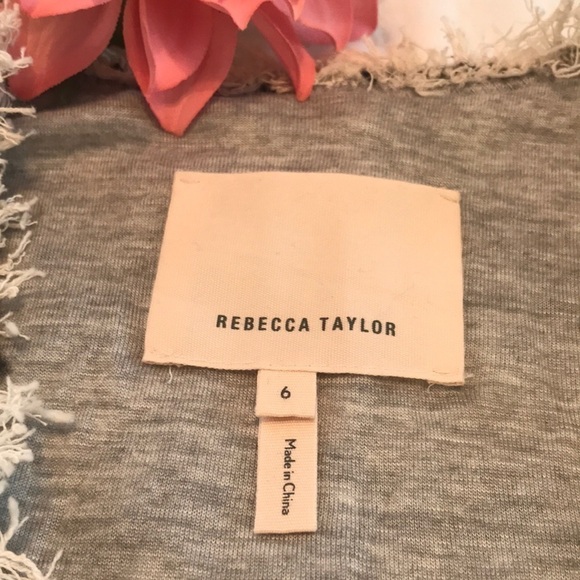 Rebecca Taylor Artisan Tweed Blazer Jacket Size 6 - Picture 10 of 17